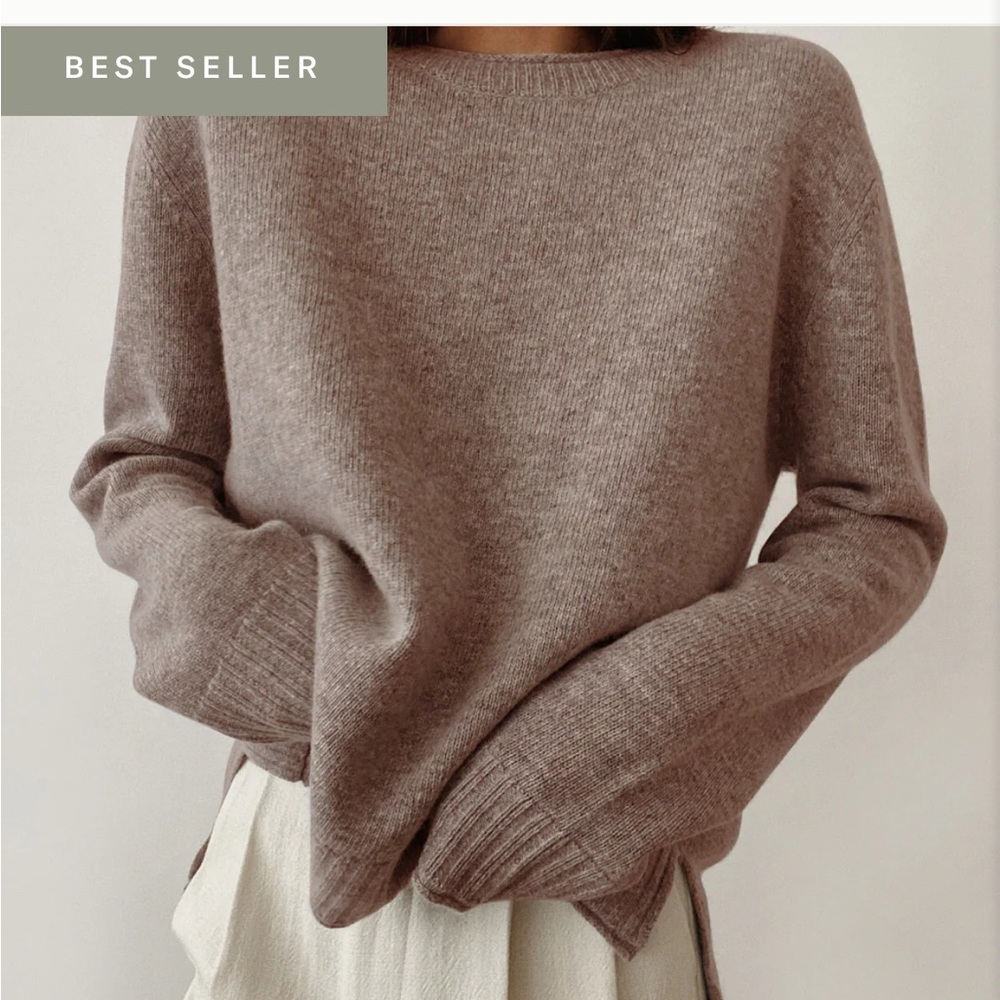 Jenni Kayne Everyday Sweater in Taupe